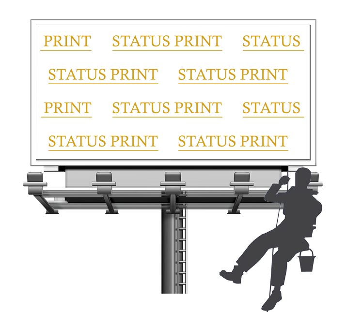 montag narugnaia reklama | Монтаж | Status-Print